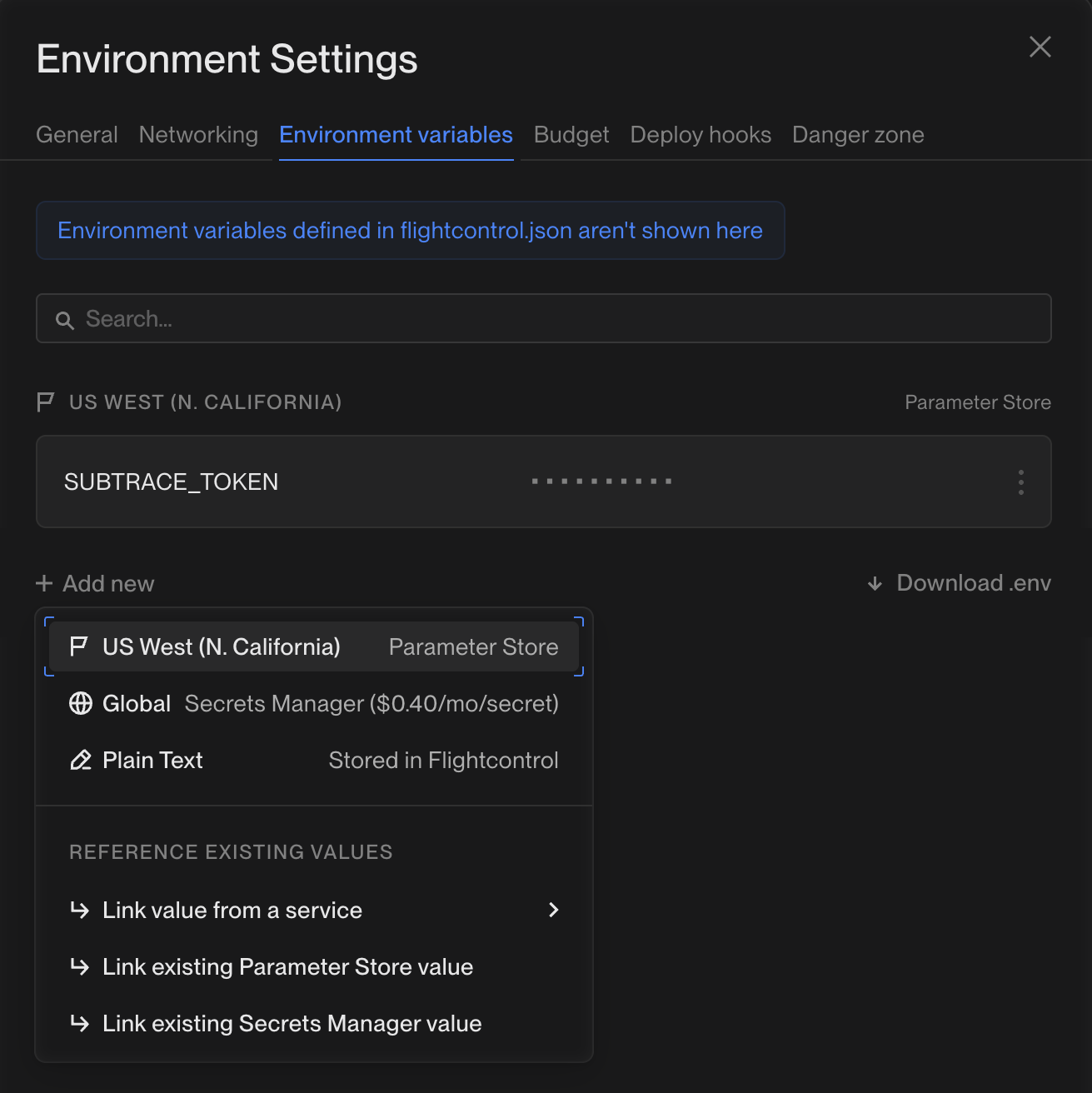 Using Subtrace with Flightcontrol - Subtrace